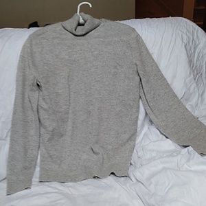 Theory gray light sweater
